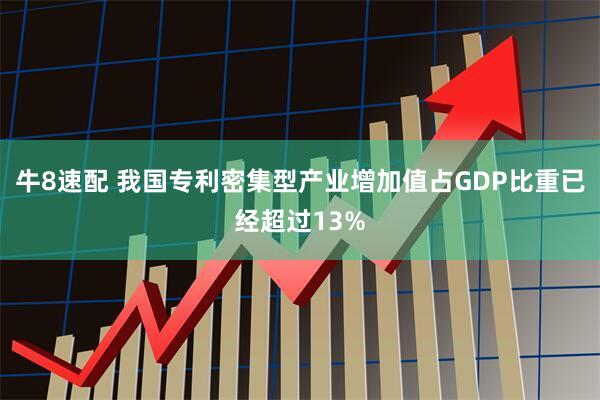 牛8速配 我国专利密集型产业增加值占GDP比重已经超过13%
